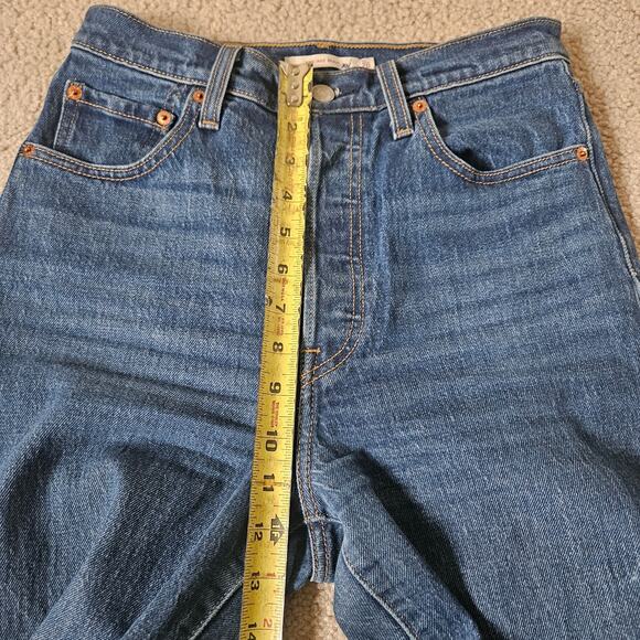 Levi's Premium Ribcage Bootcut Women's Jeans 26x33 - Picture 6 of 8